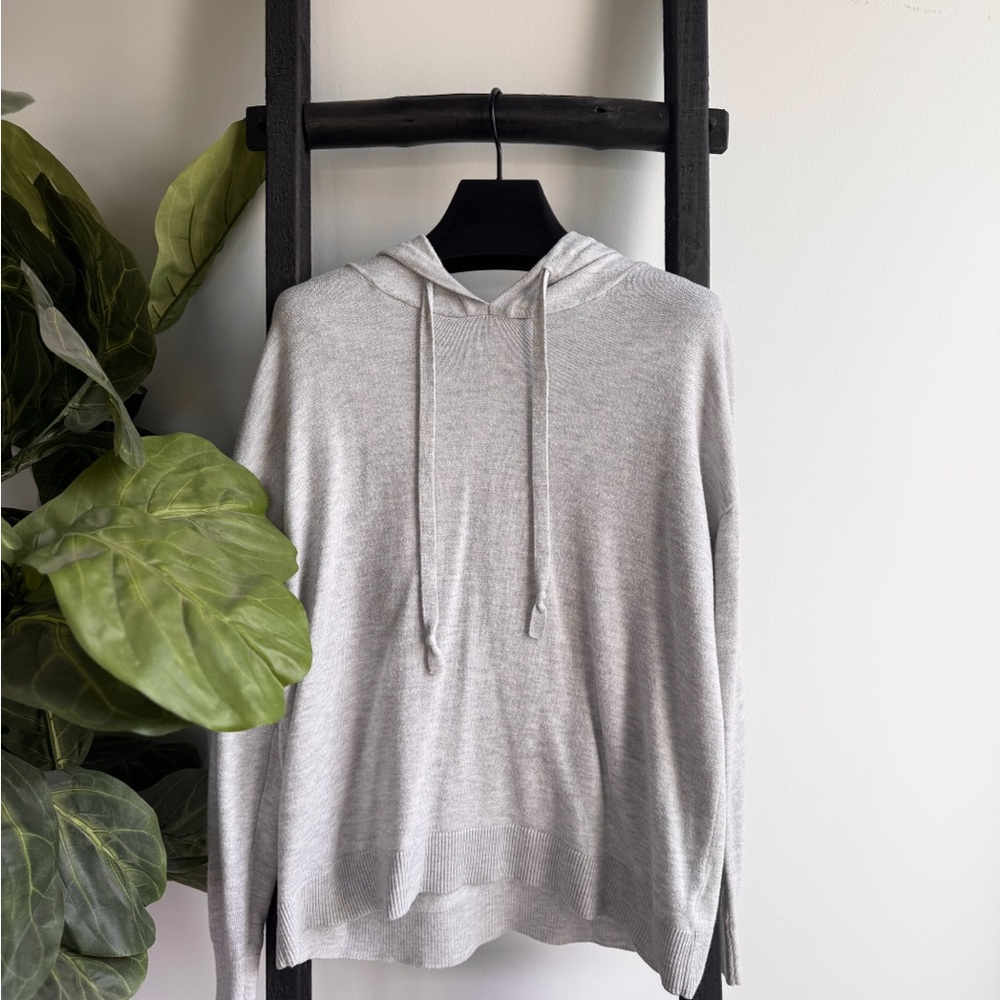Light Gray Cashmere Hoodie